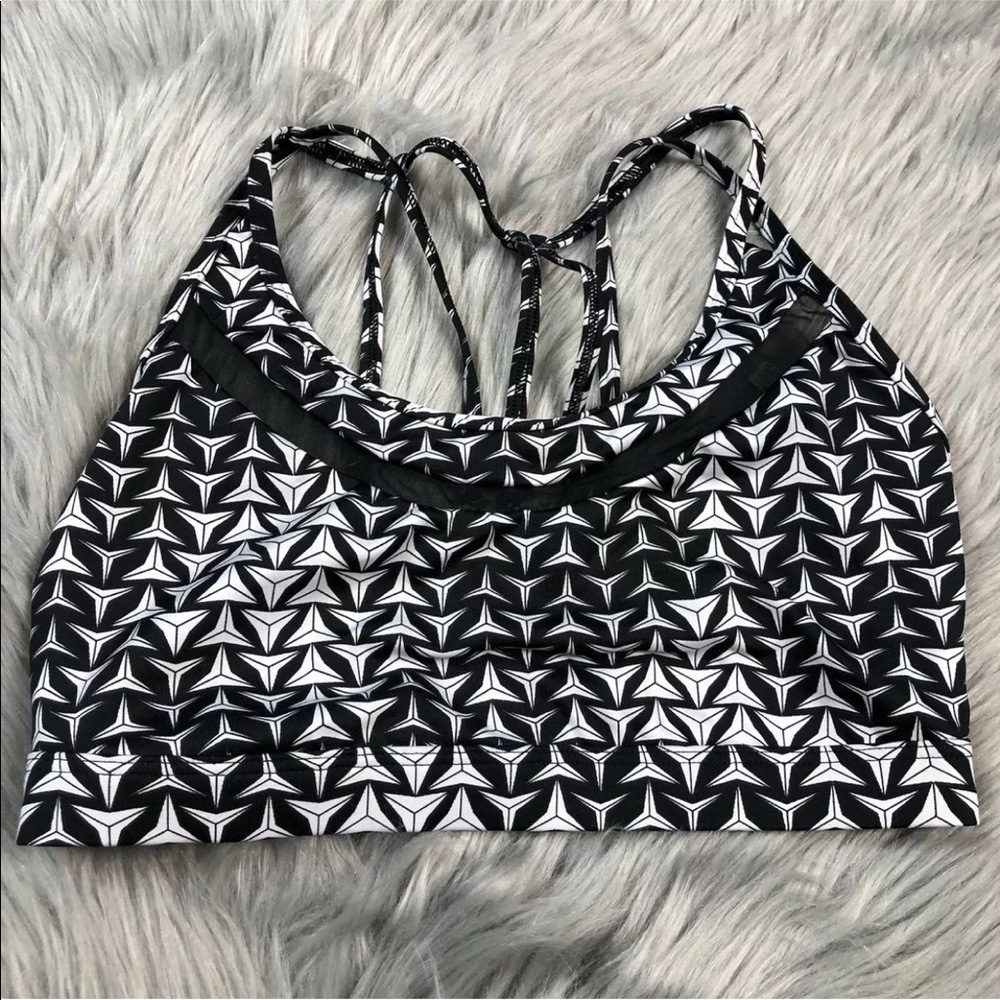 Victoria Secret Sport Black White Sports Bra Size Small